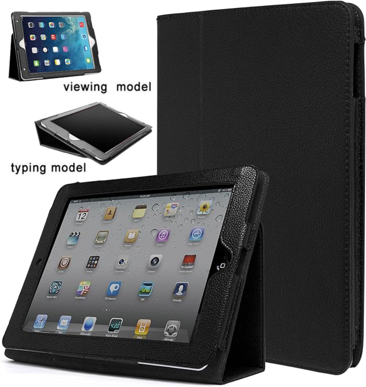 For Apple iPad 2nd/3rd/4th/5th/6th Generation 9.7 Inch Folio Case Cover Stand