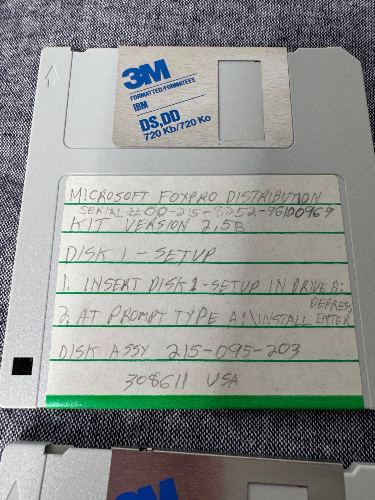 Microsoft FoxPro 2.5b MS-DOS Distribution Kit + Manuals 14 Disks Tested Working