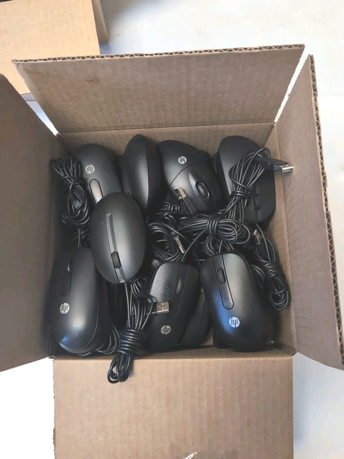 HP Wired USB USED Mouse “LOT OF 10”
