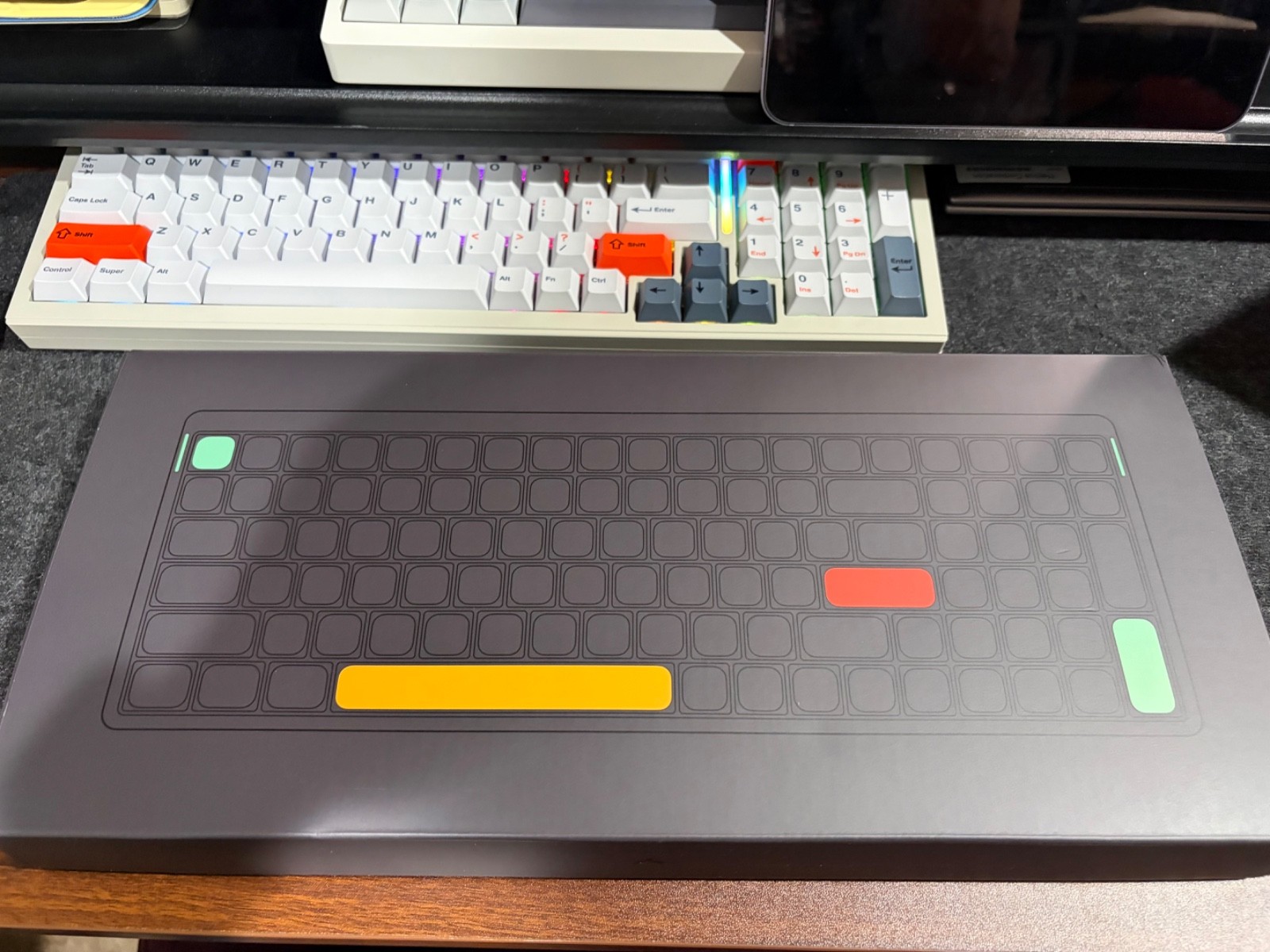 NuPhy Air96 Ultra-Slim Mechanical Keyboard: Low Profile switch, IONIC WHITE