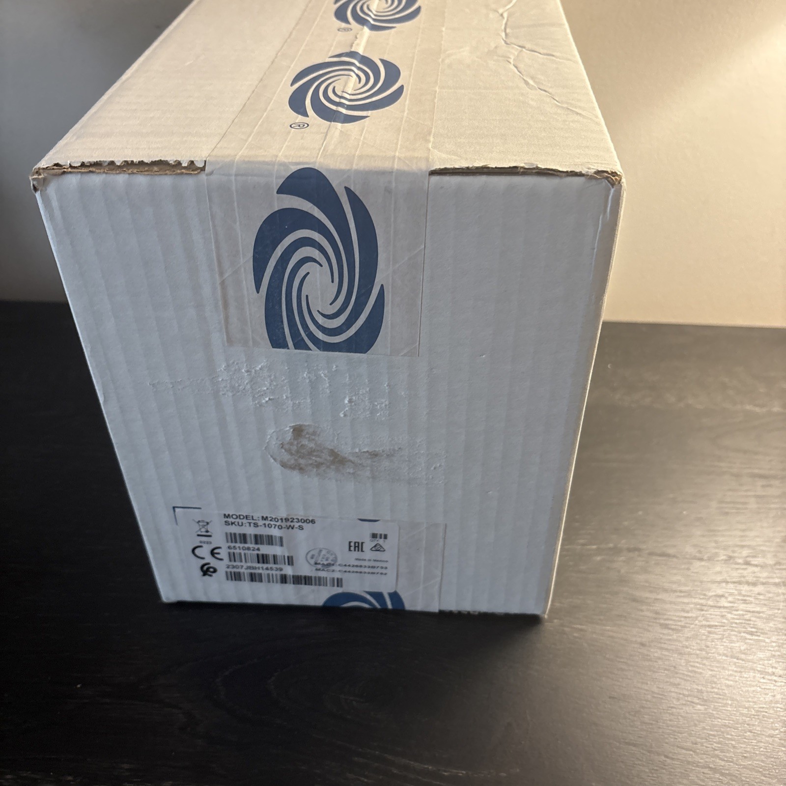New Unopened Crestron TS-1070-W-S 10.1 in. Tabletop Touch Screen