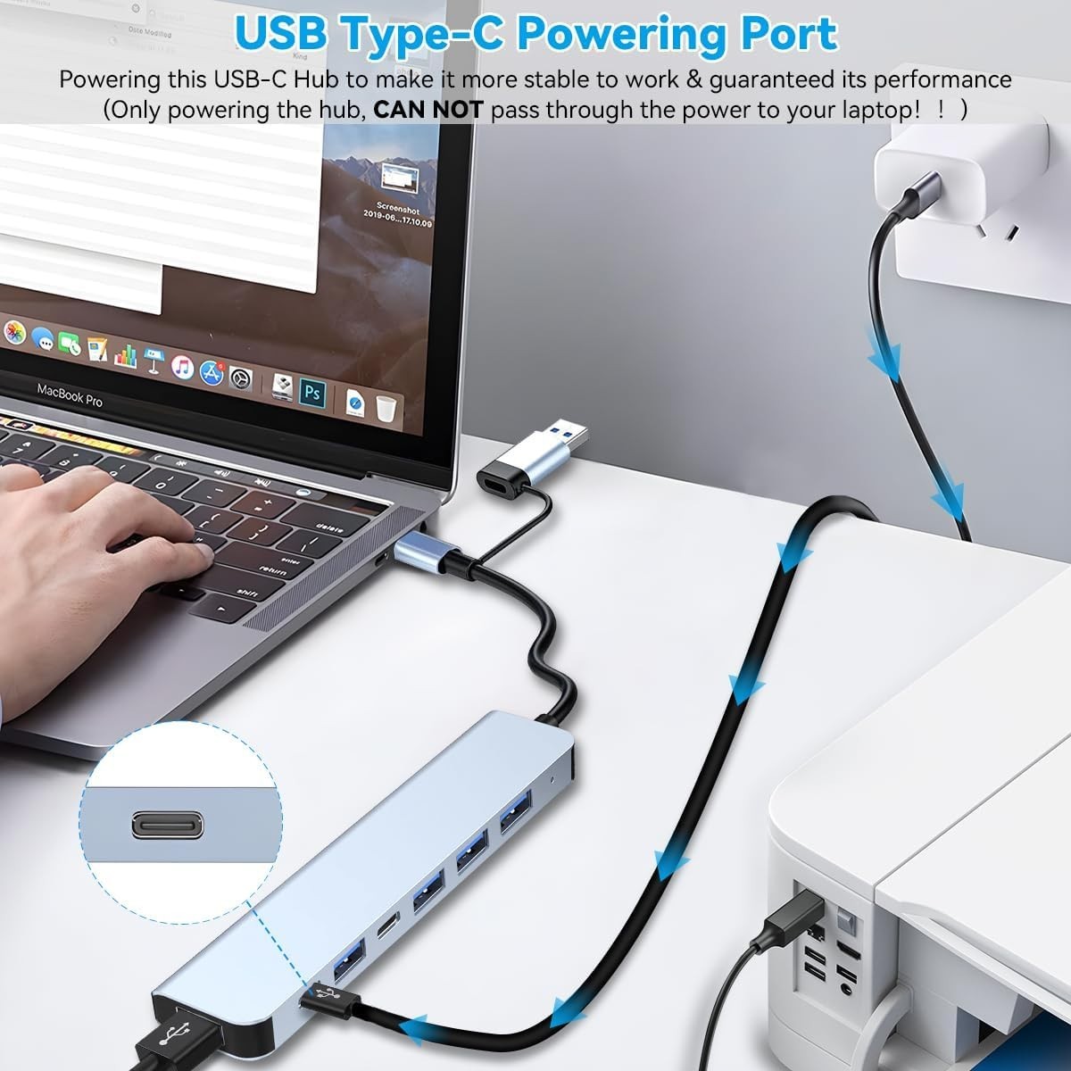 Effortless Connectivity: 7-in-1 USB C Docking Station for Multi Devices