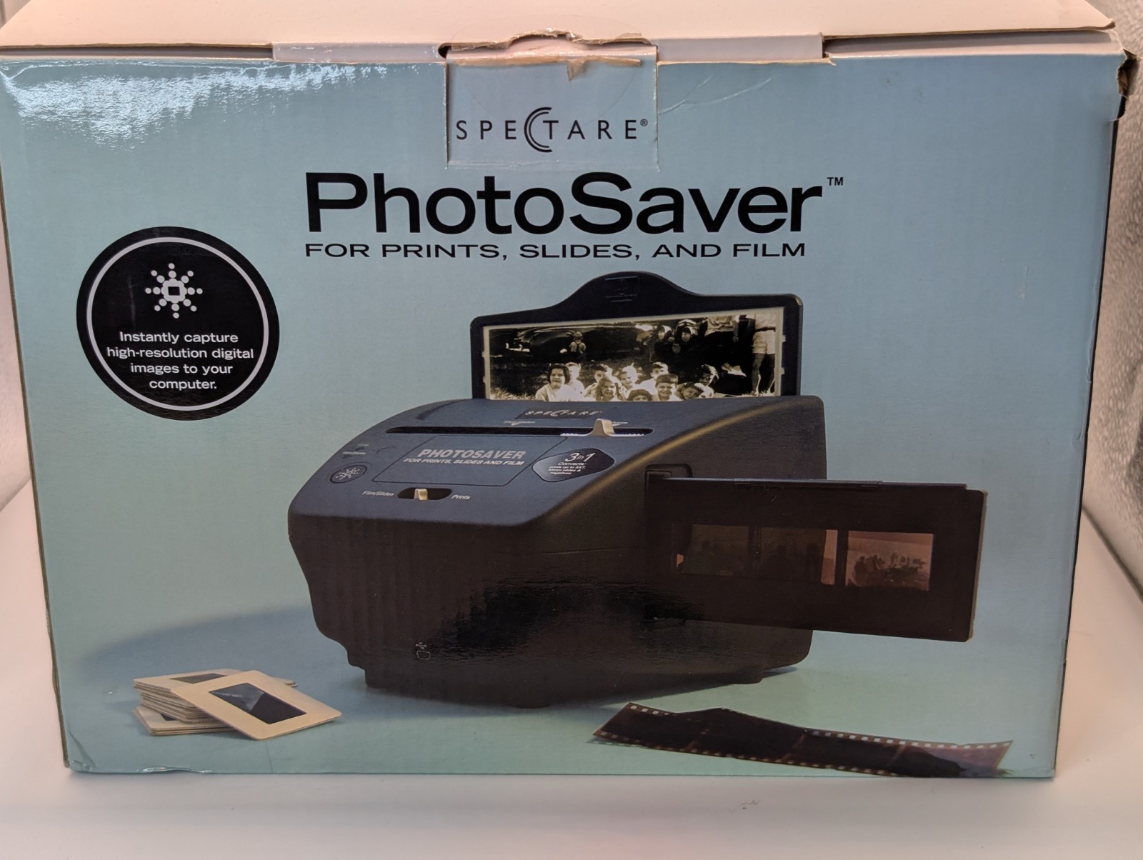 Spectare PhotoSaver for Prints Slides/Negative Film USB Data Transfer.