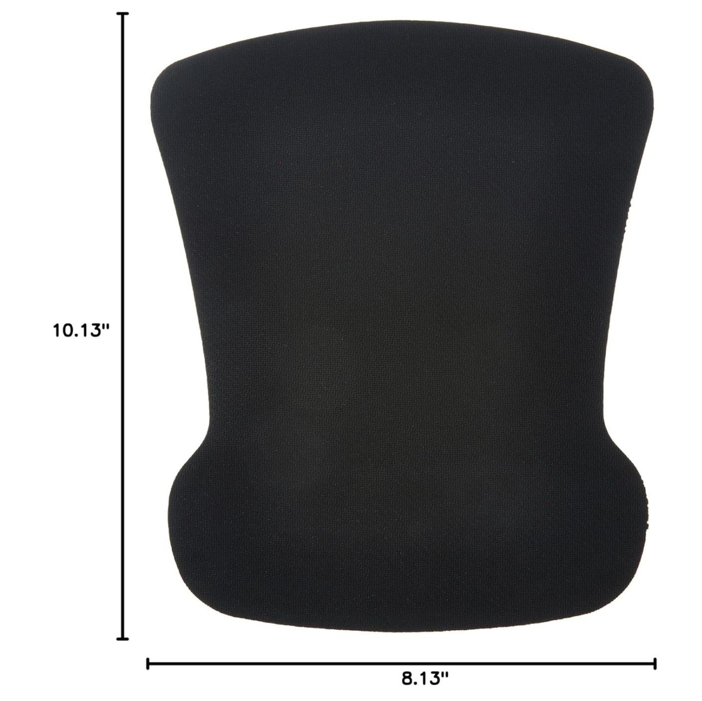 Amazon Basics Gel Mouse Pad with Wrist Support – Black Ergonomic Comfort