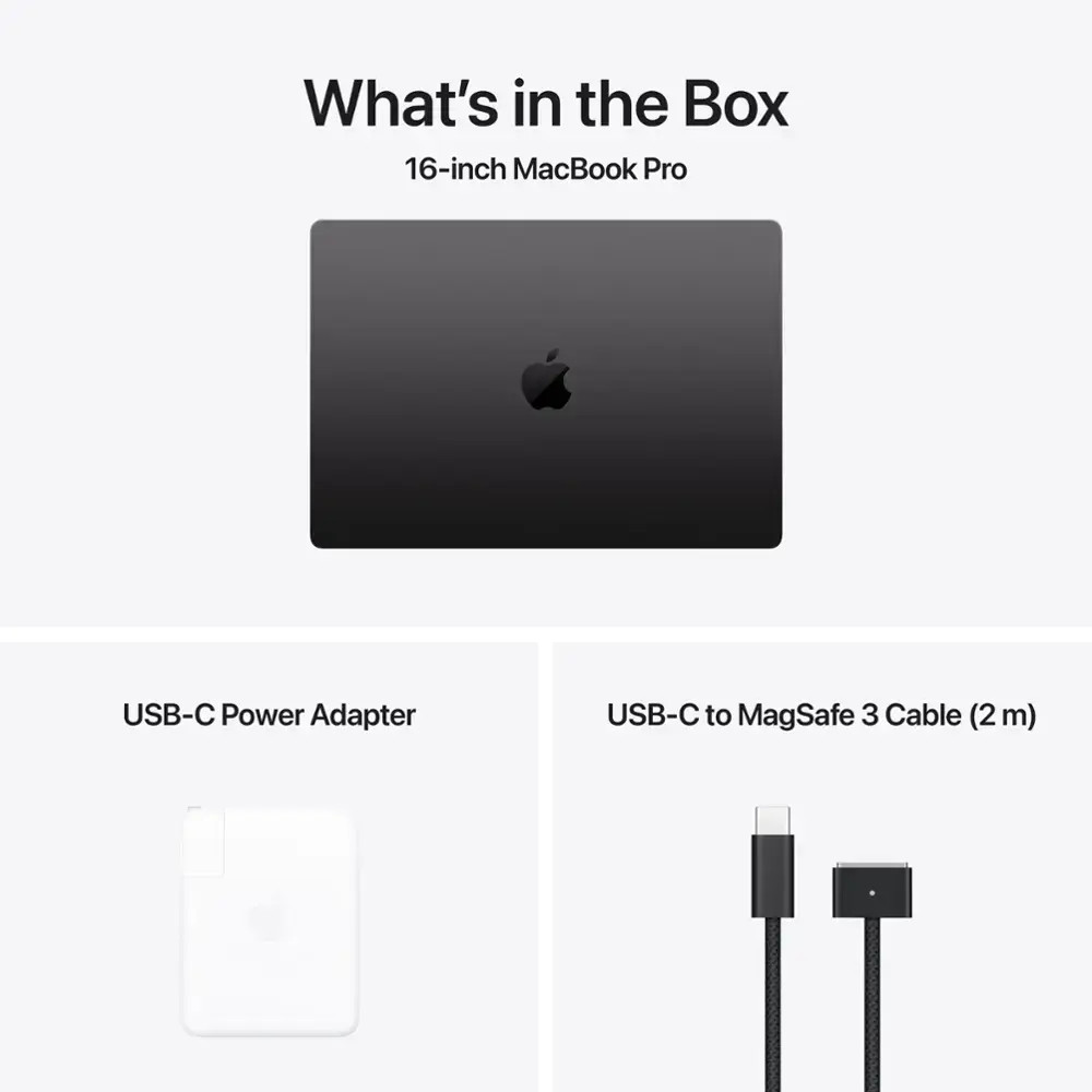 Apple MacBook Pro 16″ Apple M4 Pro chip 24GB RAM 512GB SSD Space Black MX2X3LL/A