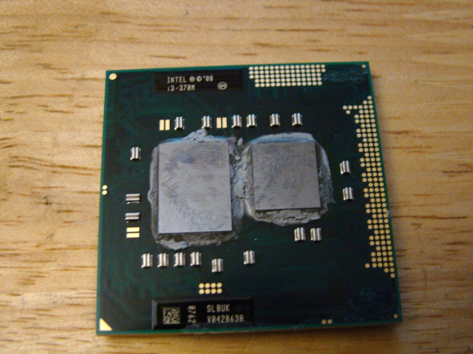 Intel Core i3-370M 2.40 GHz Socket G1 Laptop CPU Processor SLBUK