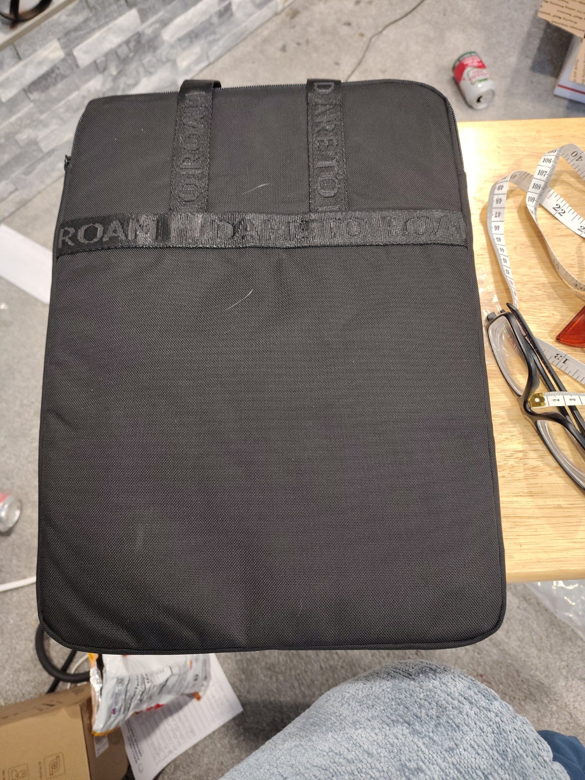 NEW! DTR Universal Laptop/Tablet Sleeve Case, Black Solid, Zippered, Handles