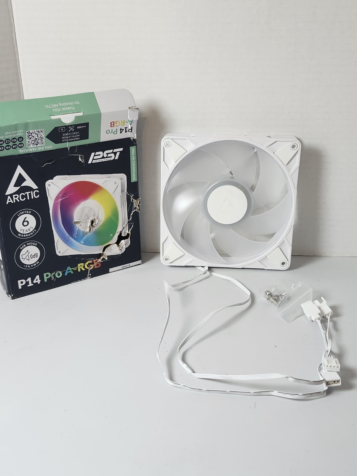 ARCTIC P14 Pro PST white Case Fan PC Cooler Premium Silent 14cm