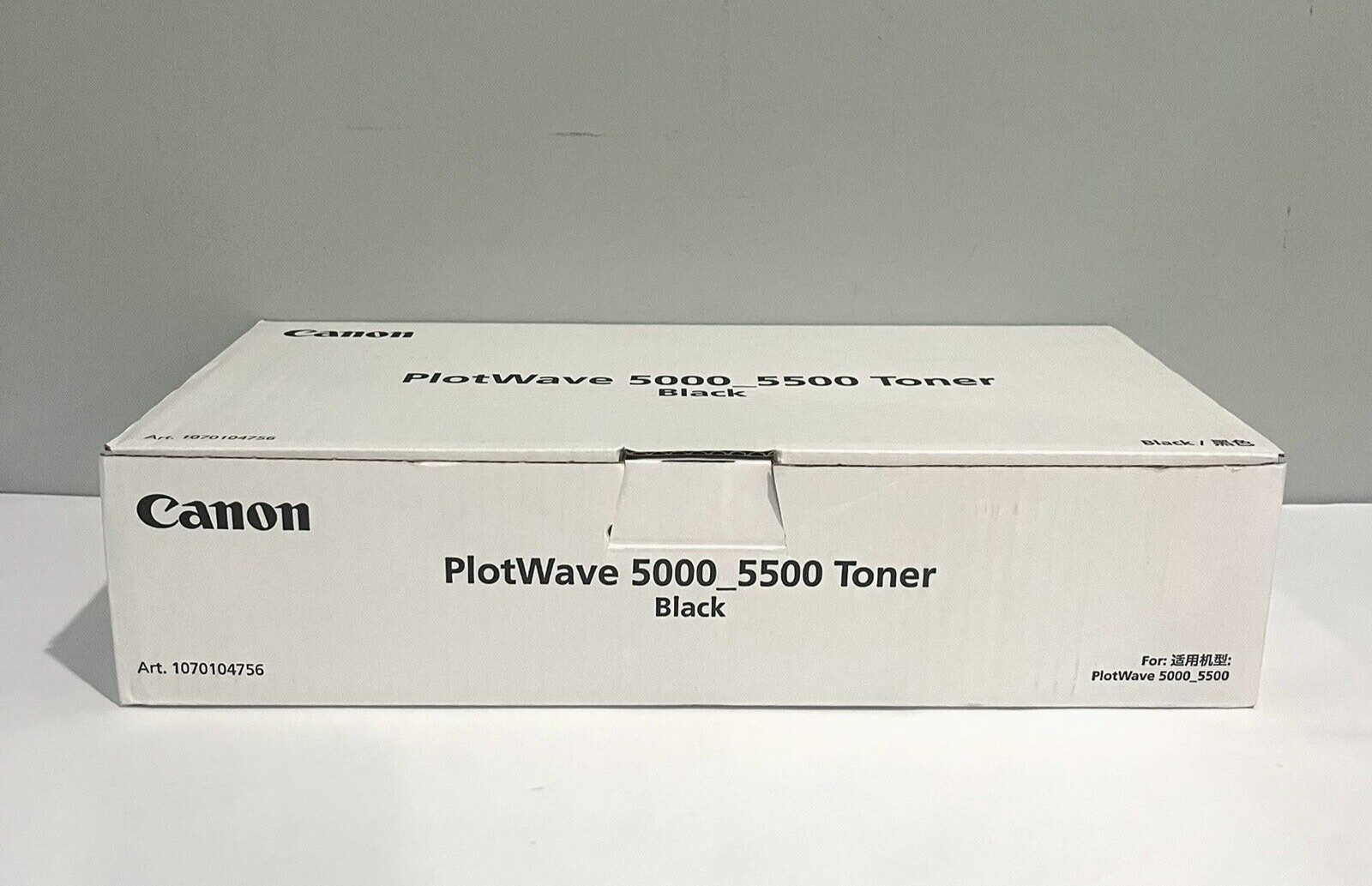 Canon 1070104756 Plotwave 5000/5500 Toner Black 2 Bottles 1 Toner Container NEW