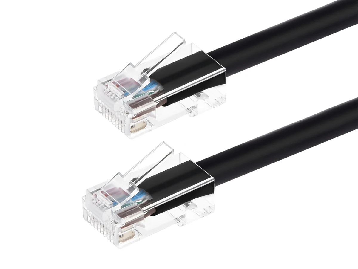 Monoprice Cat6 Ethernet Patch Cable – 15 Feet – Black, RJ45, 550Mhz, UTP, 24AWG