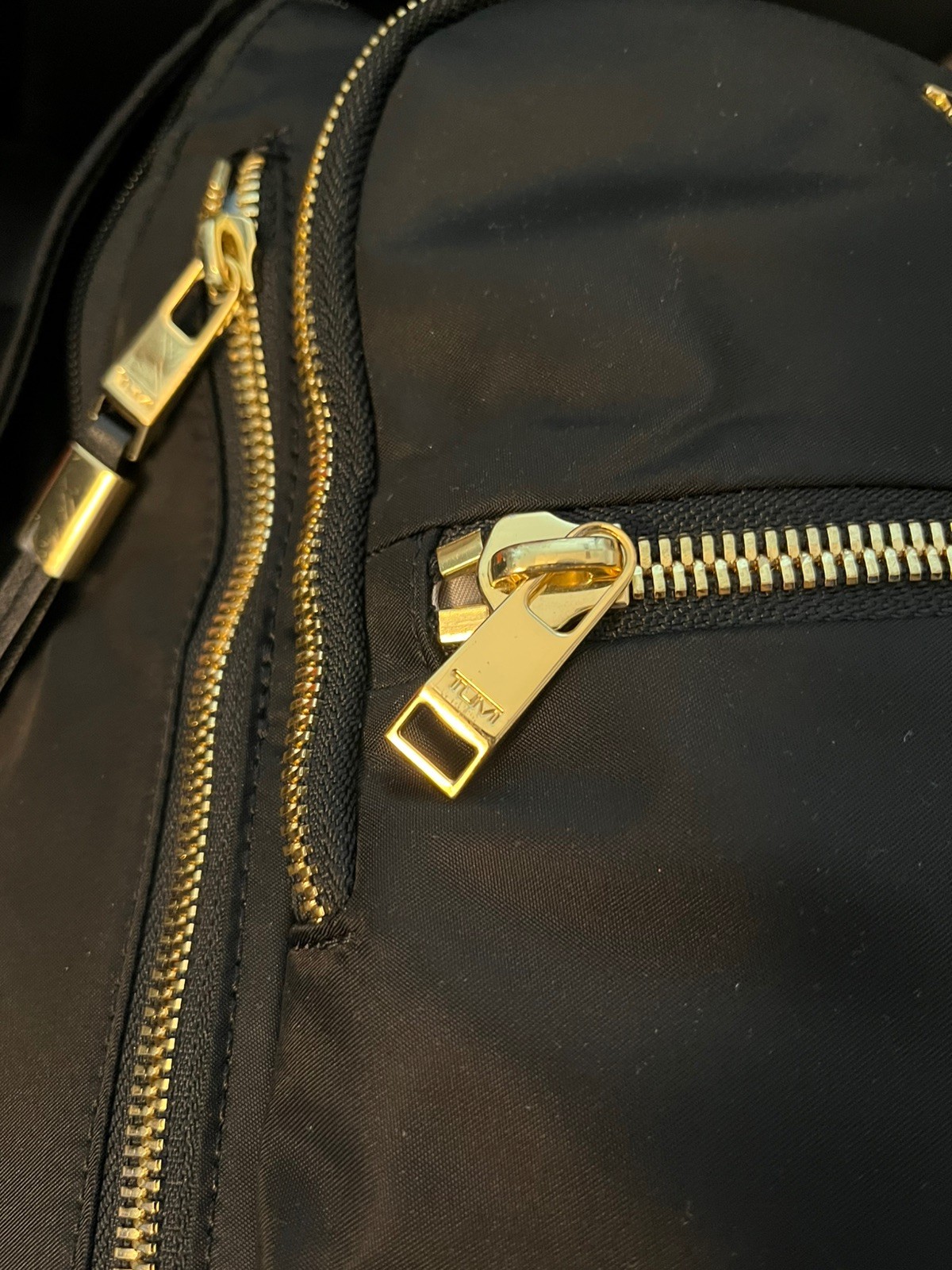 TUMI – Voyageur Halsey Backpack – Travel One Size, Black & Gold Hardware