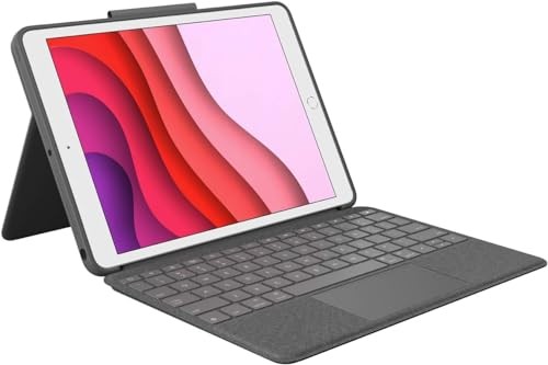 Logitech Combo Touch Keyboard Folio Case for iPad 10.2″ 7th/8th/9th Gen Graphite