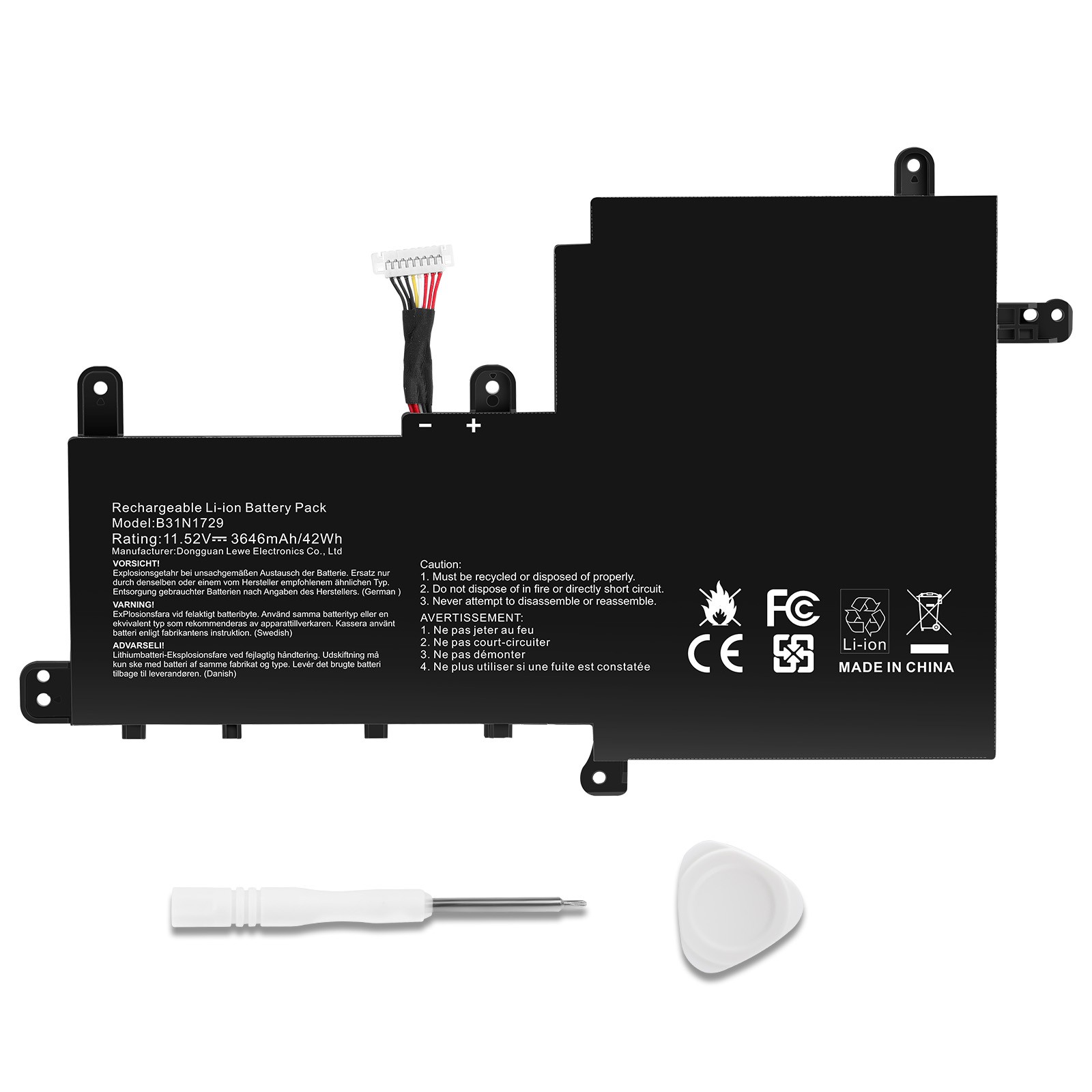 B31N1729 Battery For ASUS VivoBook S15 S530FA S530FN S5300U S5300UN S530 S530F