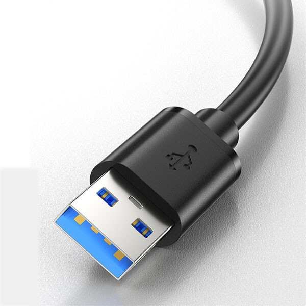 USB 3.0 A Male to A Male Cable Data Transfer Super Speed Power Charger Metal 3FT
