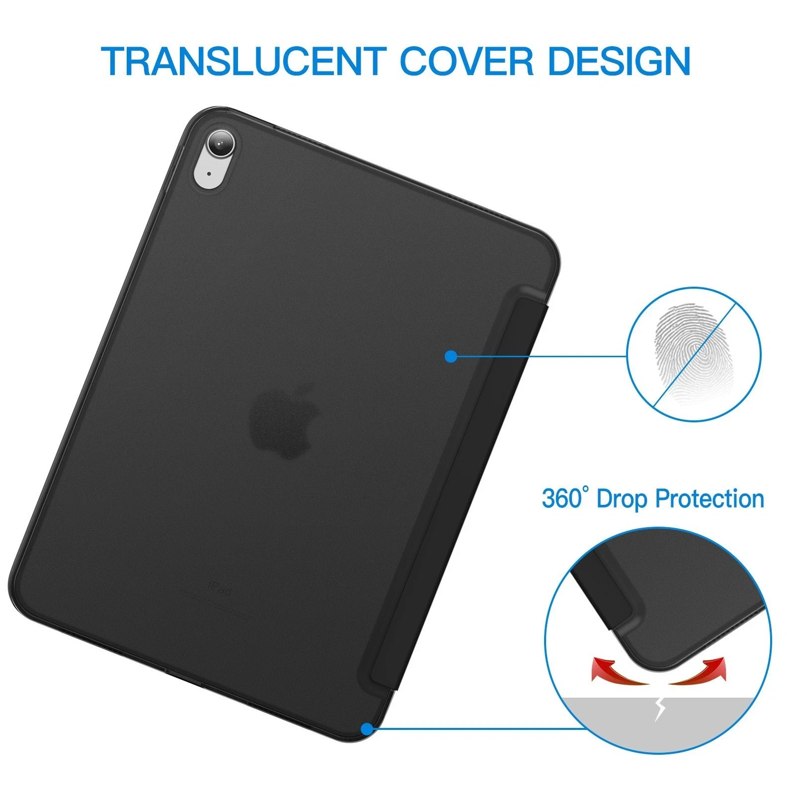 JETech Case for iPad (A16) 11th/10th Generation (2025/2022) with Auto Wake/Sleep
