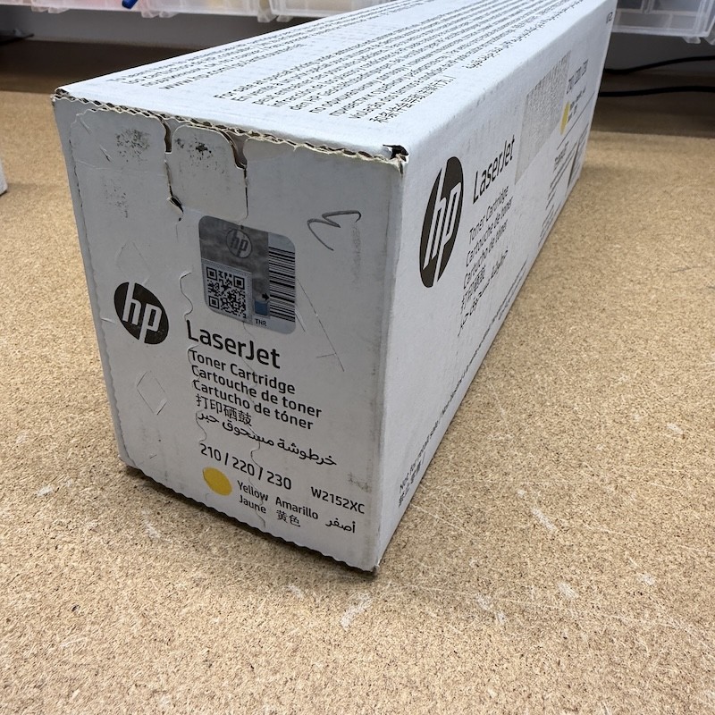 Genuine HP W2152XC Yellow High-Yield Toner – NEW SEALED