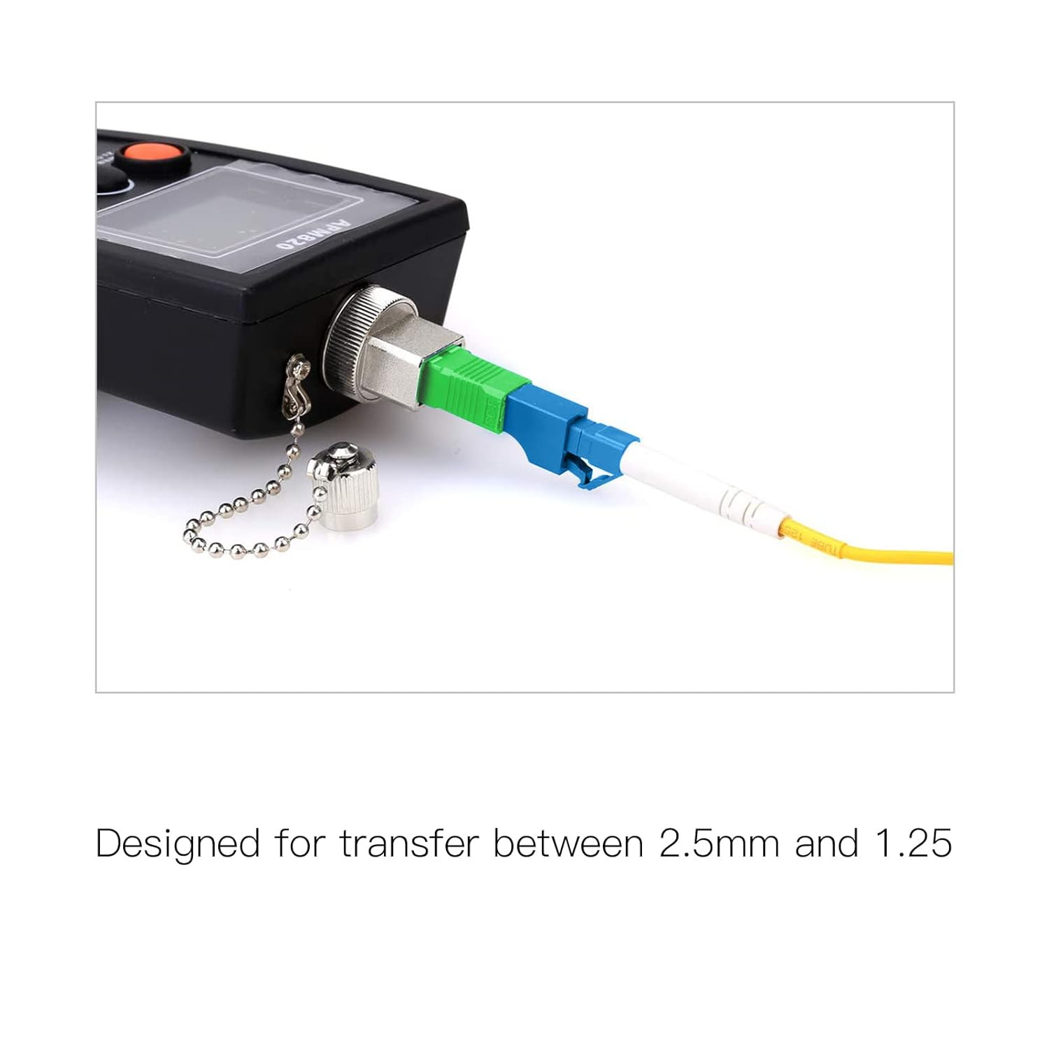 20-Pack SCAPC Male to LCUPC Female Singlemode Adapter Fiber Optic Connector FTTH