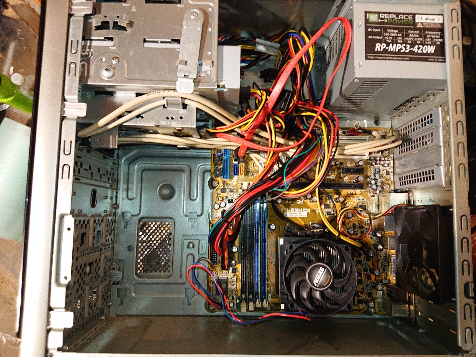 HP a6009n desktop mini tower computer Windows XP 160gb Athlon 64 Nvidia 1gb RAM