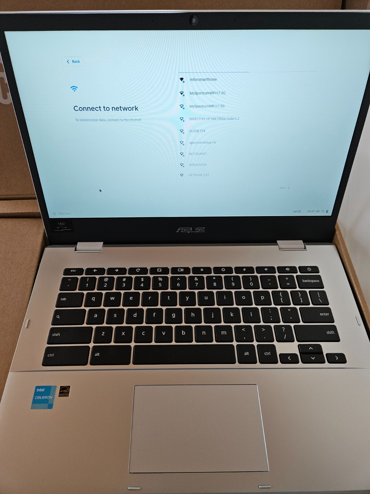 Asus Chromebook CX1 14″ Intel Celeron N4500 4GB 64GB (model: CX1400CKA-DB44)