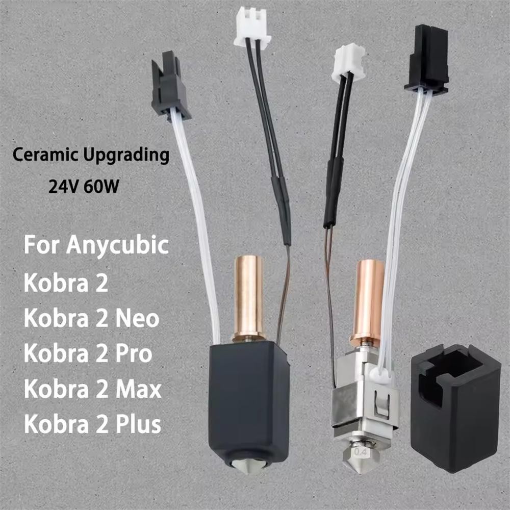 Upgraded Nozzle Hotend Kit For Anycubic Kobra 2/Neo/Pro/Plus/Max 3D Printer HAU