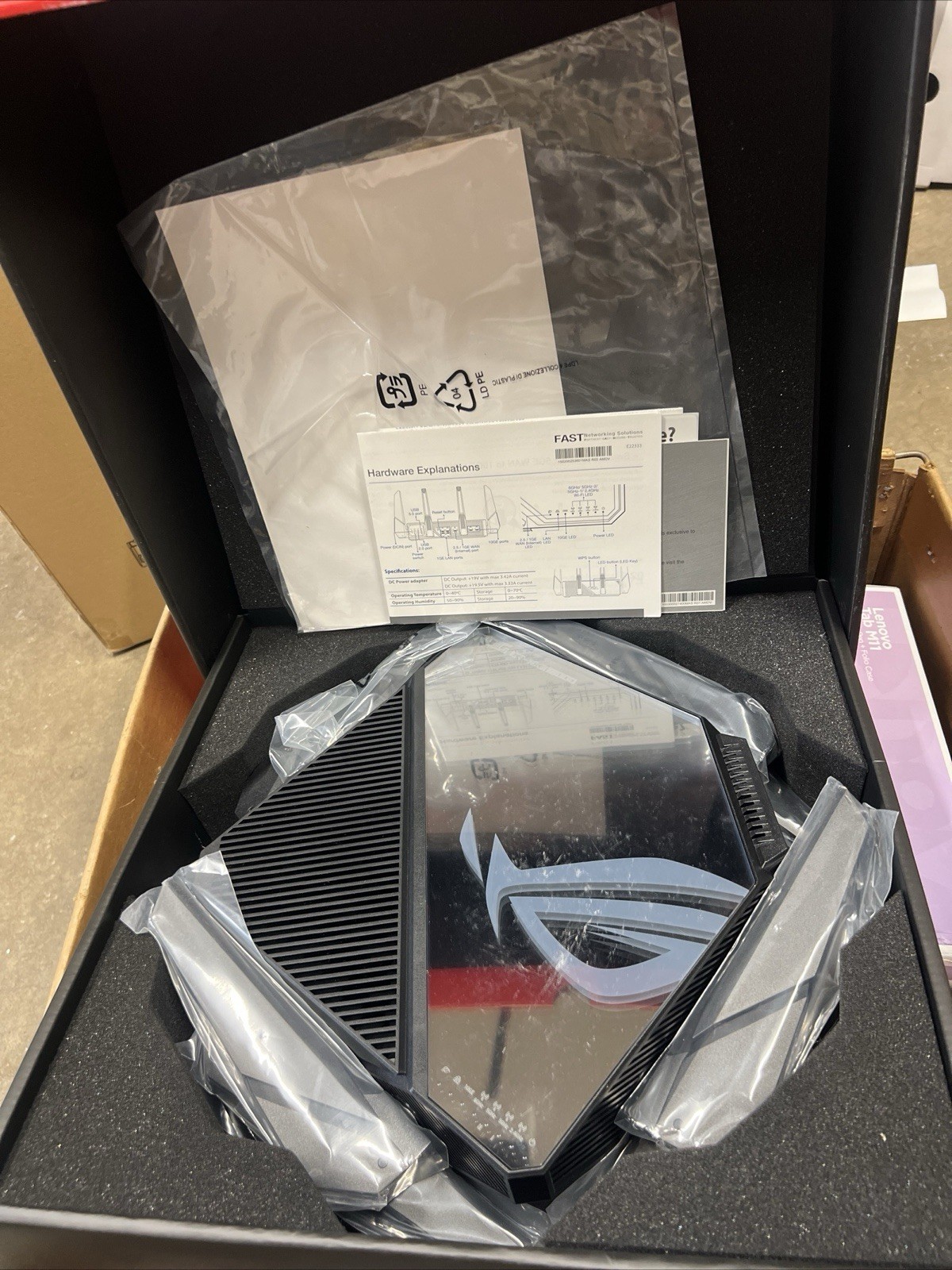 ASUS ROG Rapture GT-AXE16000 Quad-Band Wi-Fi 6E Gaming Router
