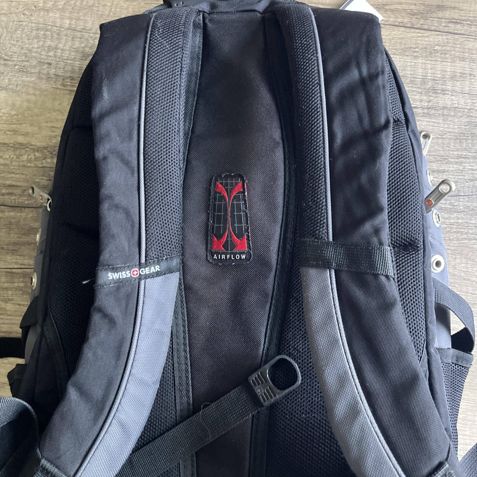 Swiss Gear Backpack Laptop Tablet Phone Accessories Black Large Unisex