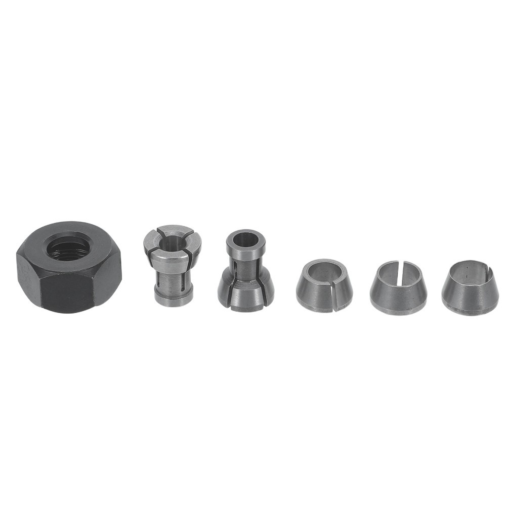 6 Pcs Cnc Collet Chuck Woodworking Milling Engraving Machine Tools