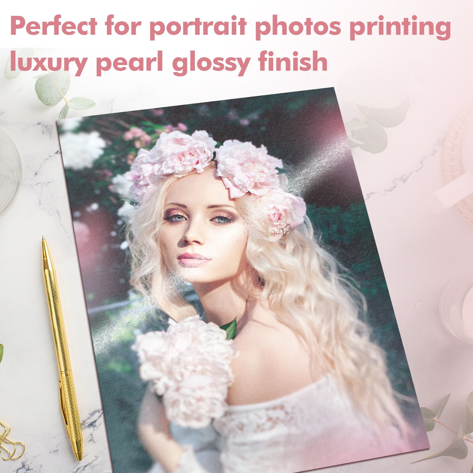 Koala Pearl Glossy Photo Paper 8.5×11 48lb 10Mil for Inkjet & Laser Printer 180g
