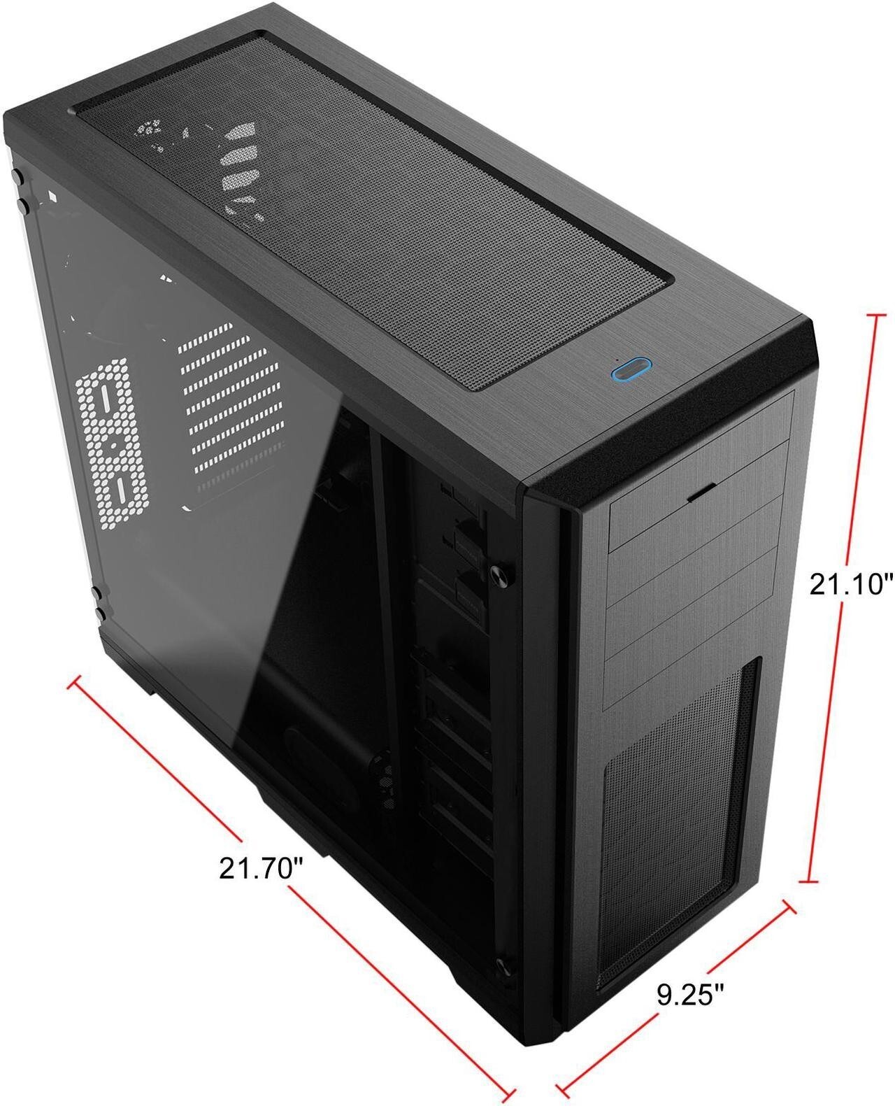 Phanteks Enthoo Pro TG Integrated RGB Computer Case Black Model PH-ES614PTG_BK