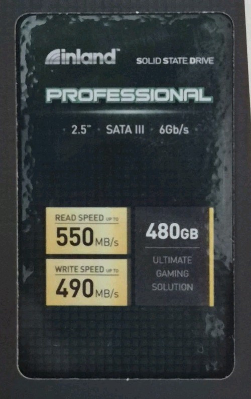 Inland Professional SSD 480GB 2.5″ SATA III 6Gb/s NEW Factory Sealed FREE SHIP