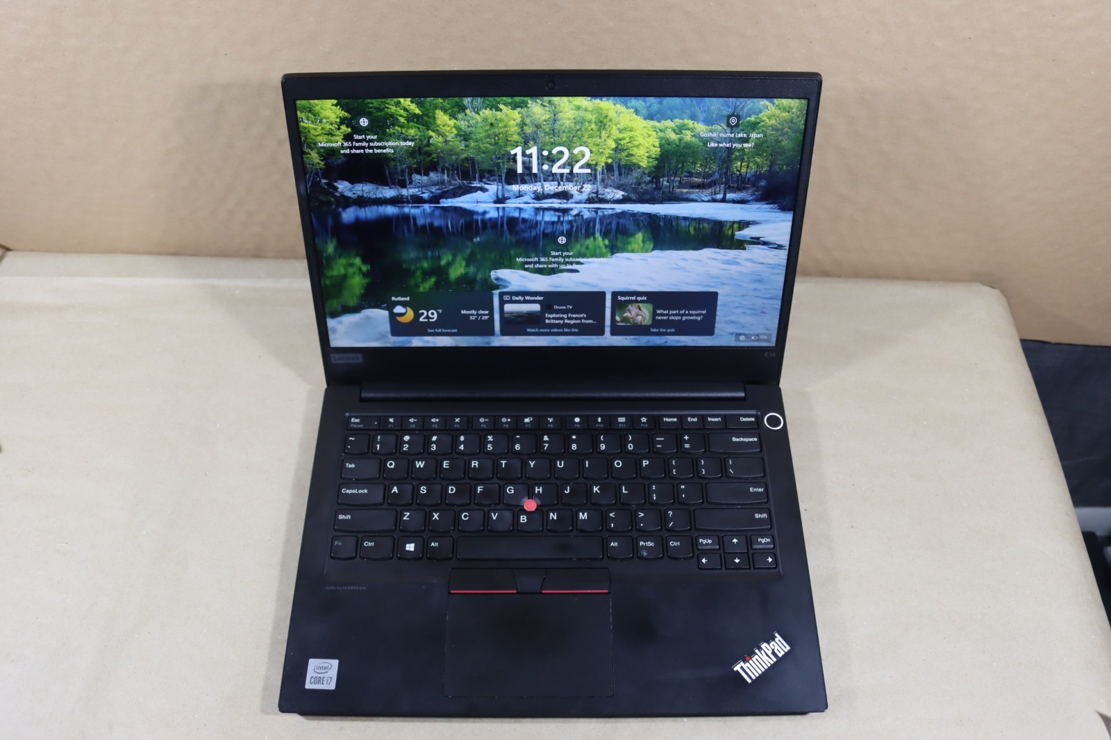 Lenovo ThinkPad E14 14 inch (256GB, Intel Core i7 10th Gen., 8GB Ram)