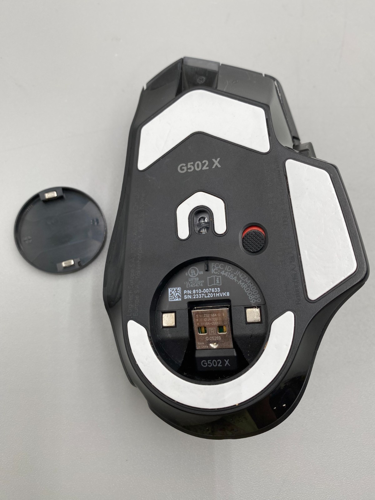 Logitech G502 X Lightspeed Wireless Gaming Mouse Black Good Condition