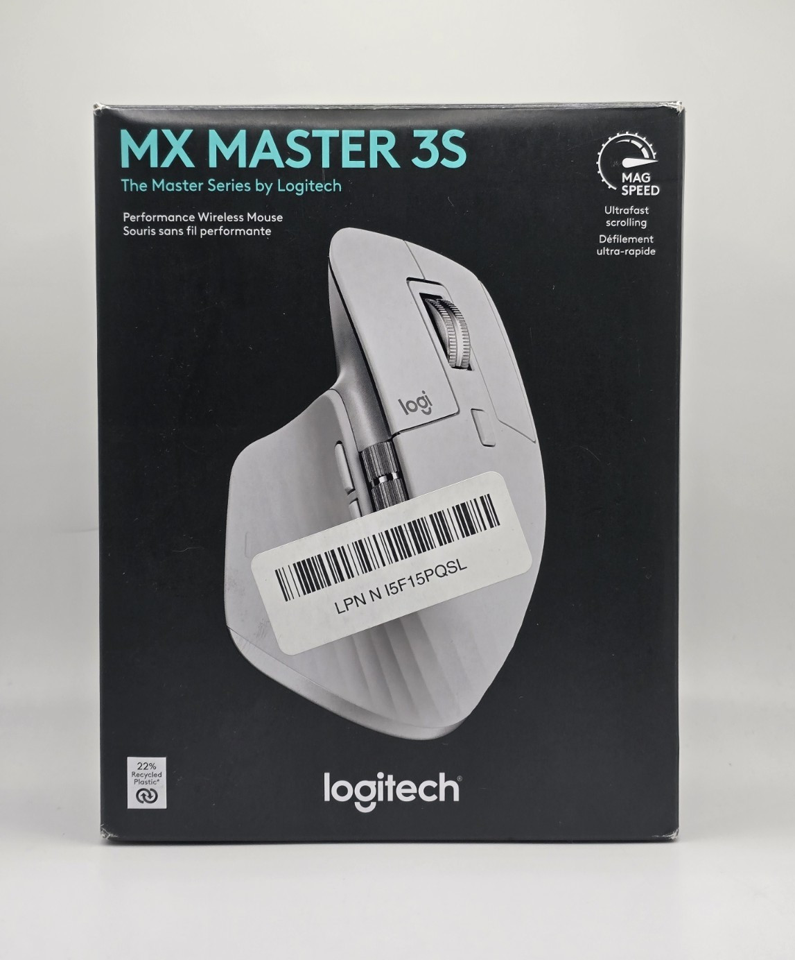 Logitech MX Master 3S Performance Wireless Mouse 910-006558 – Pale Gray