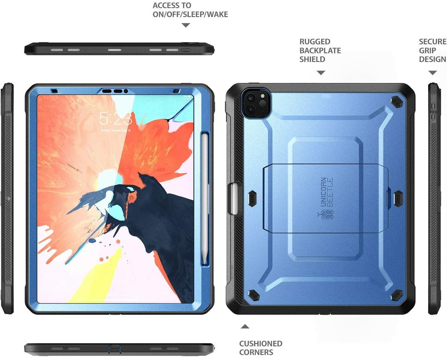 SUPCASE for Apple iPad Pro 11.0″ 2020 Full-Body Rugged Case W/ Screen Protector