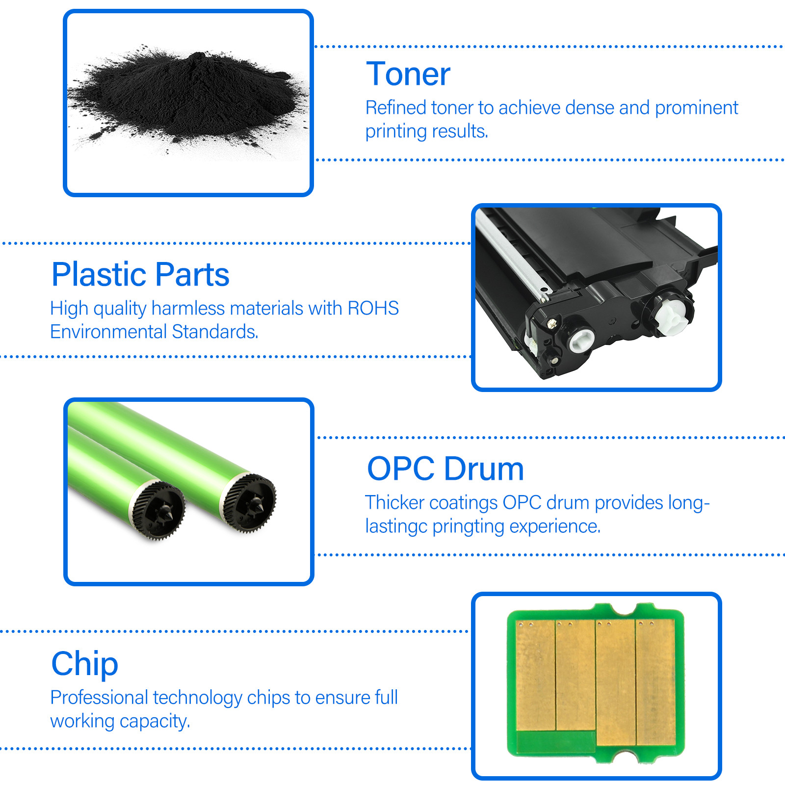 1PK W1410A 141A Toner Cartridge For HP LaserJet MFP M140w M139w M110w with Chip