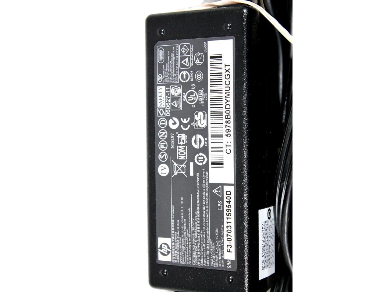 HP AC Power Adapter 18.5V 3.5A 65W 060627-11 NEW Original Packaging 384019-002