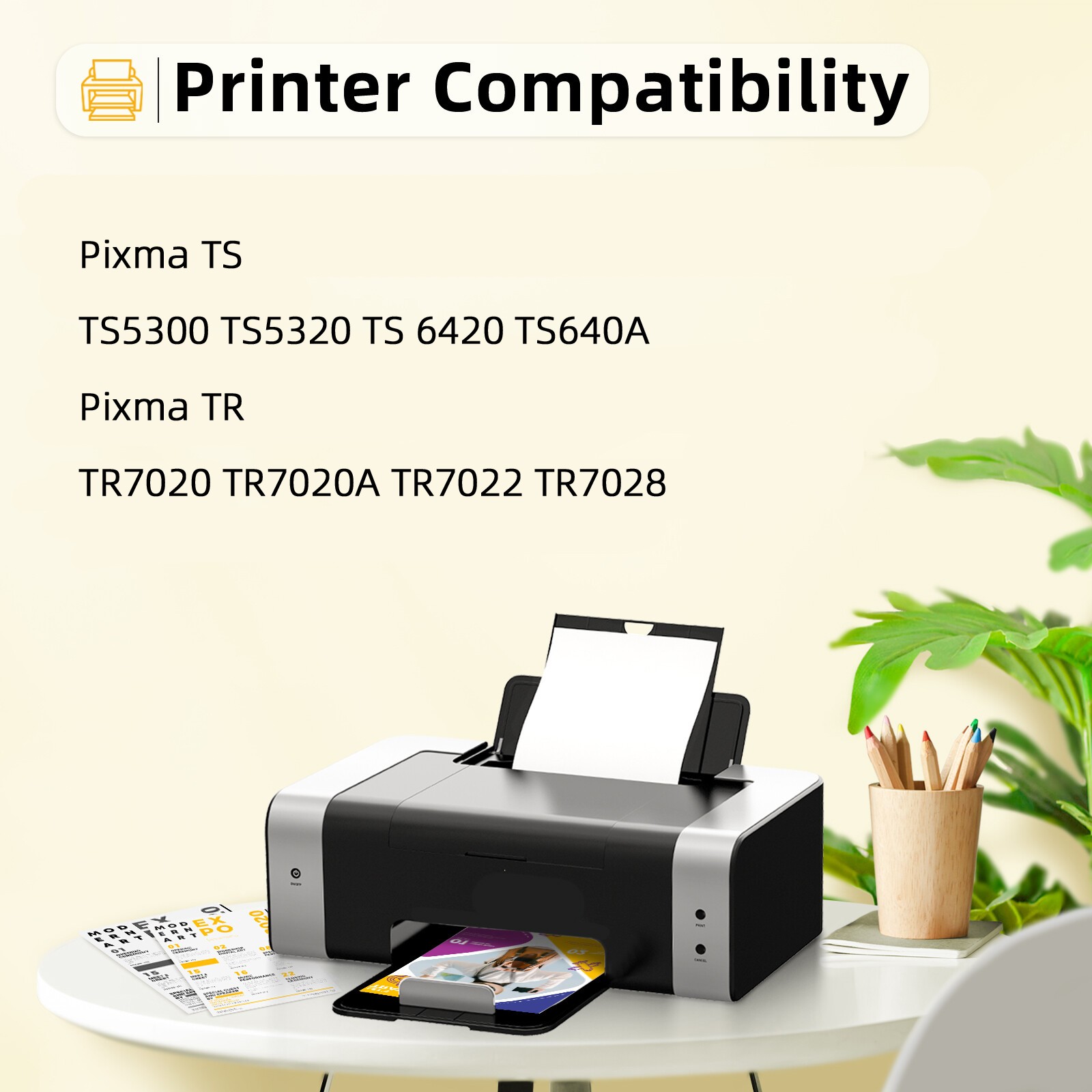 PG-260XL CL-261XL Ink Cartridge Compatible for Canon PIXMA TS5320 TS6420 TR7020
