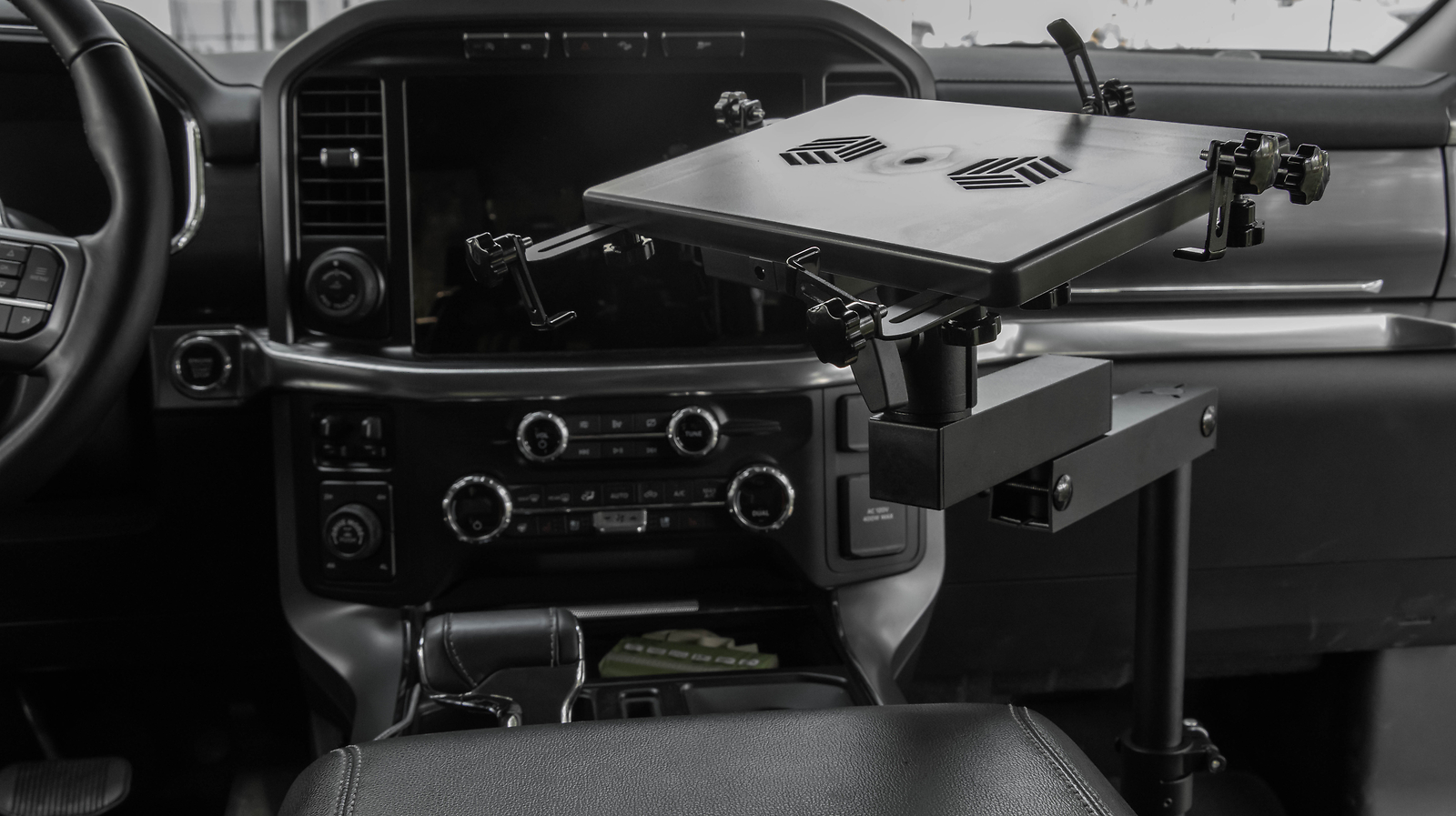 Heavy Duty Truck Laptop Mount for Toyota Tacoma 2024 2025 Adjustable Aluminum