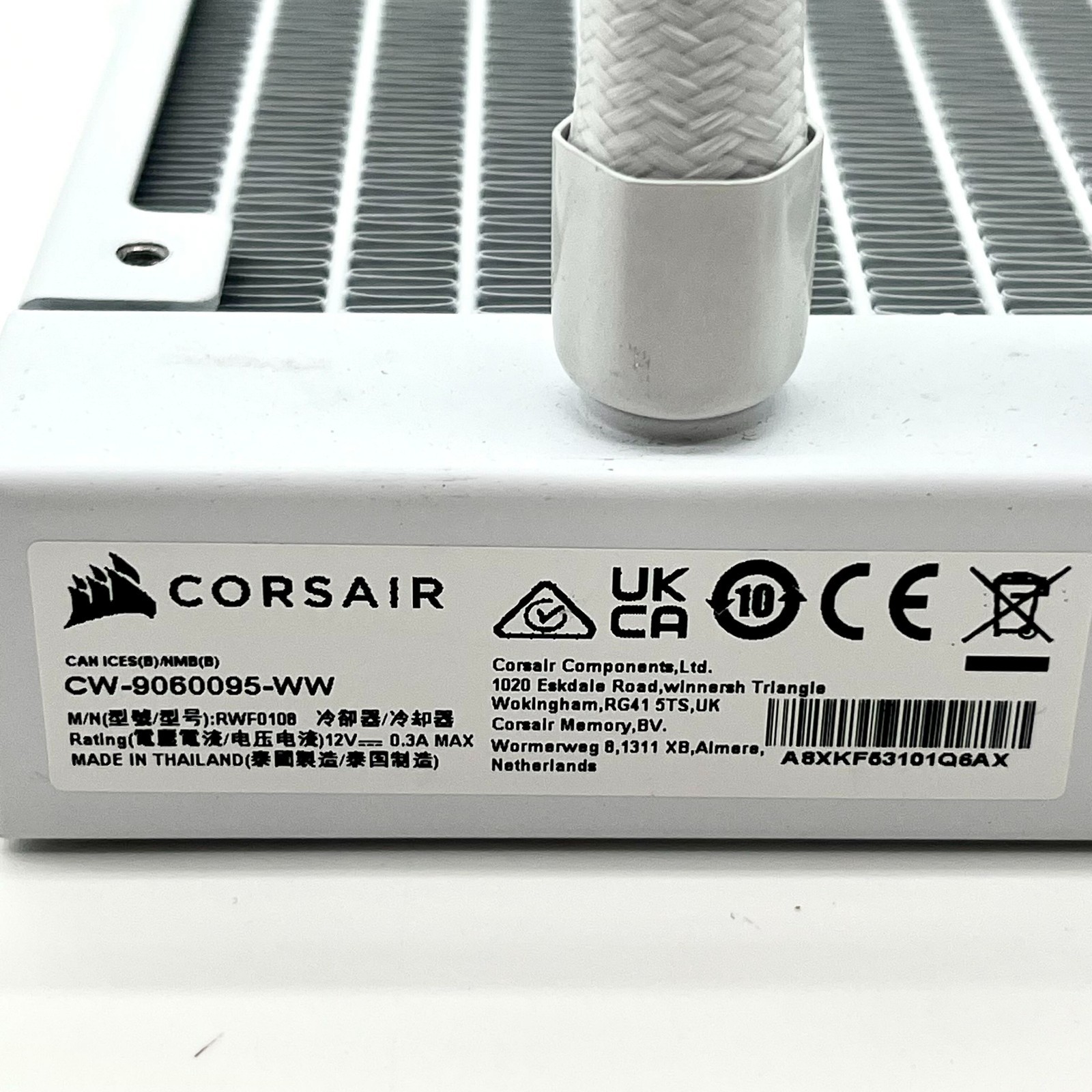 CORSAIR NAUTILUS 360 RS ARGB Performance 360mm Liquid CPU Cooler – White