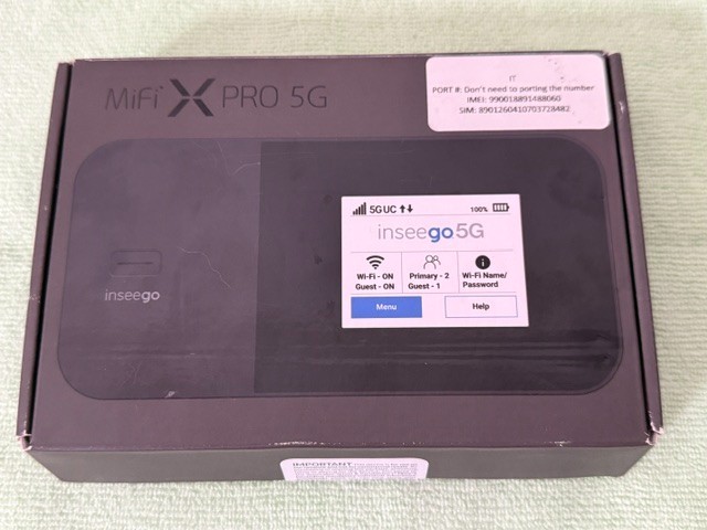 Inseego MiFi X PRO 5G M3000B T-Mobile M3000 Wi-Fi 6 Inseego M3000