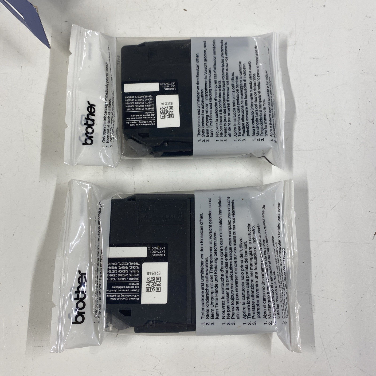 Genuine BROTHER LC203BK XL Black High Yield Ink Cartridge Replacement * 5/2028 *