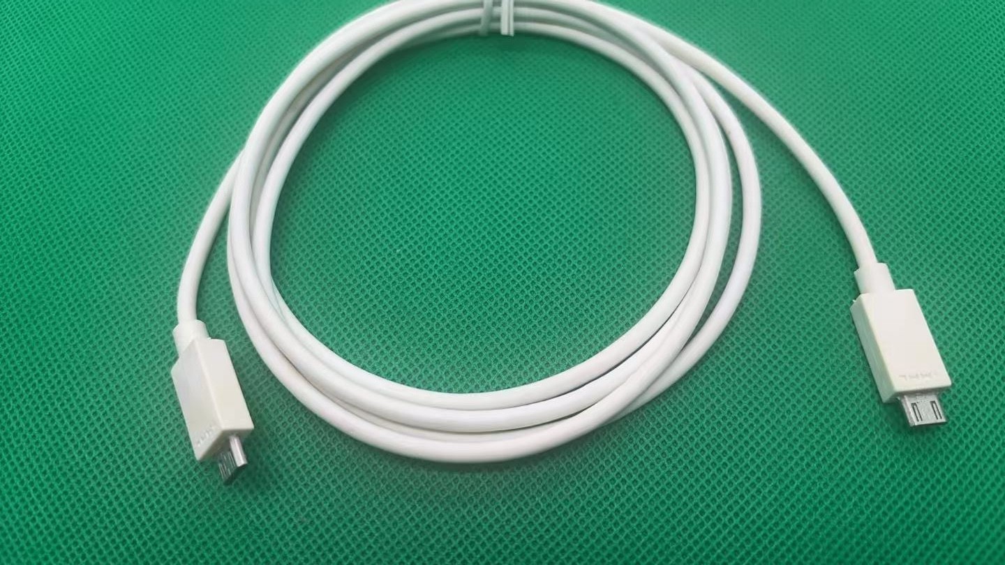Micro USB Male to Micro Male High Speed Data Charger Cable Leader Connector 30cm