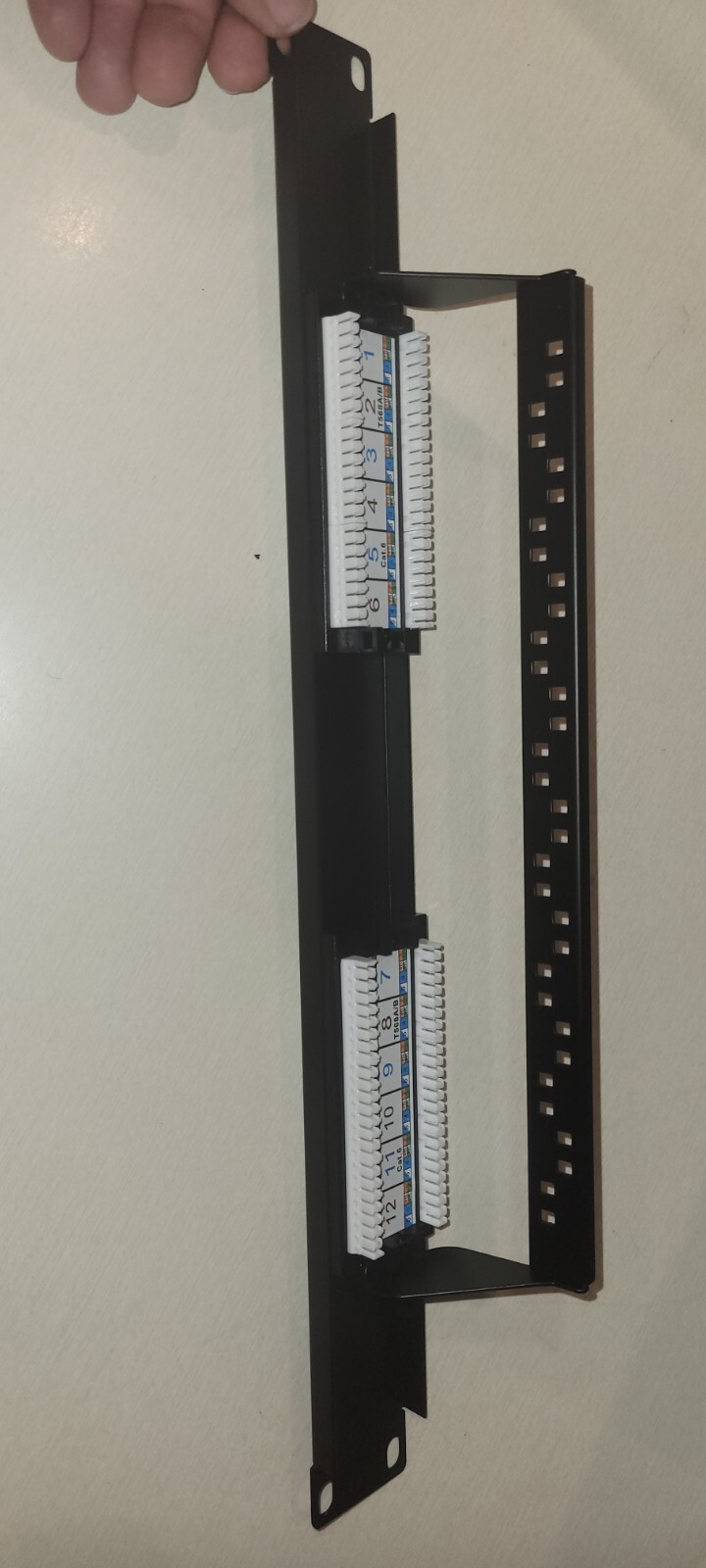 1 New 12 Port rack mount 1U Cat6 RJ45 Network Patch Panel, Buyer’s Point