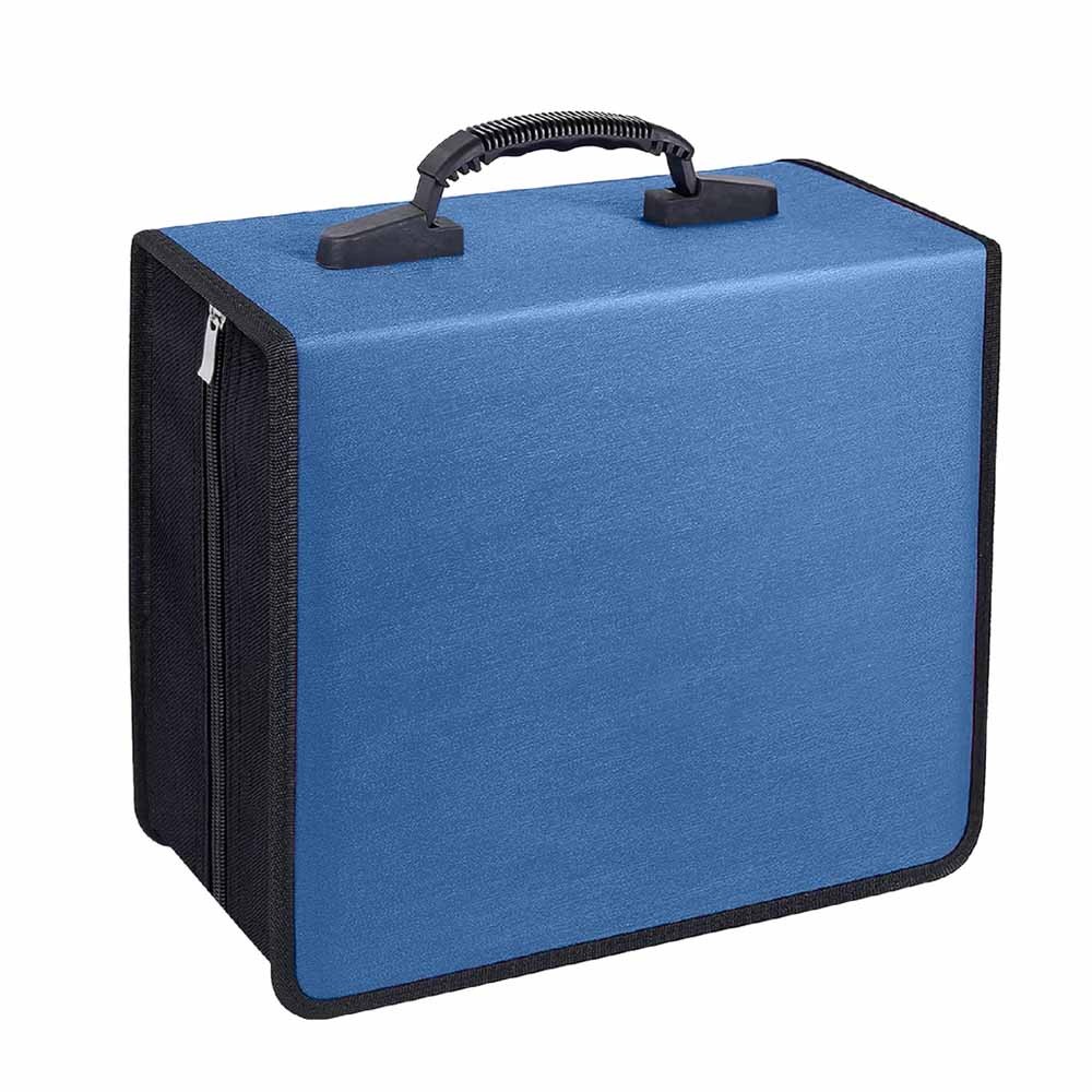 400 Discs CD DVD Storage Case Portable Organizer Album w/Handle