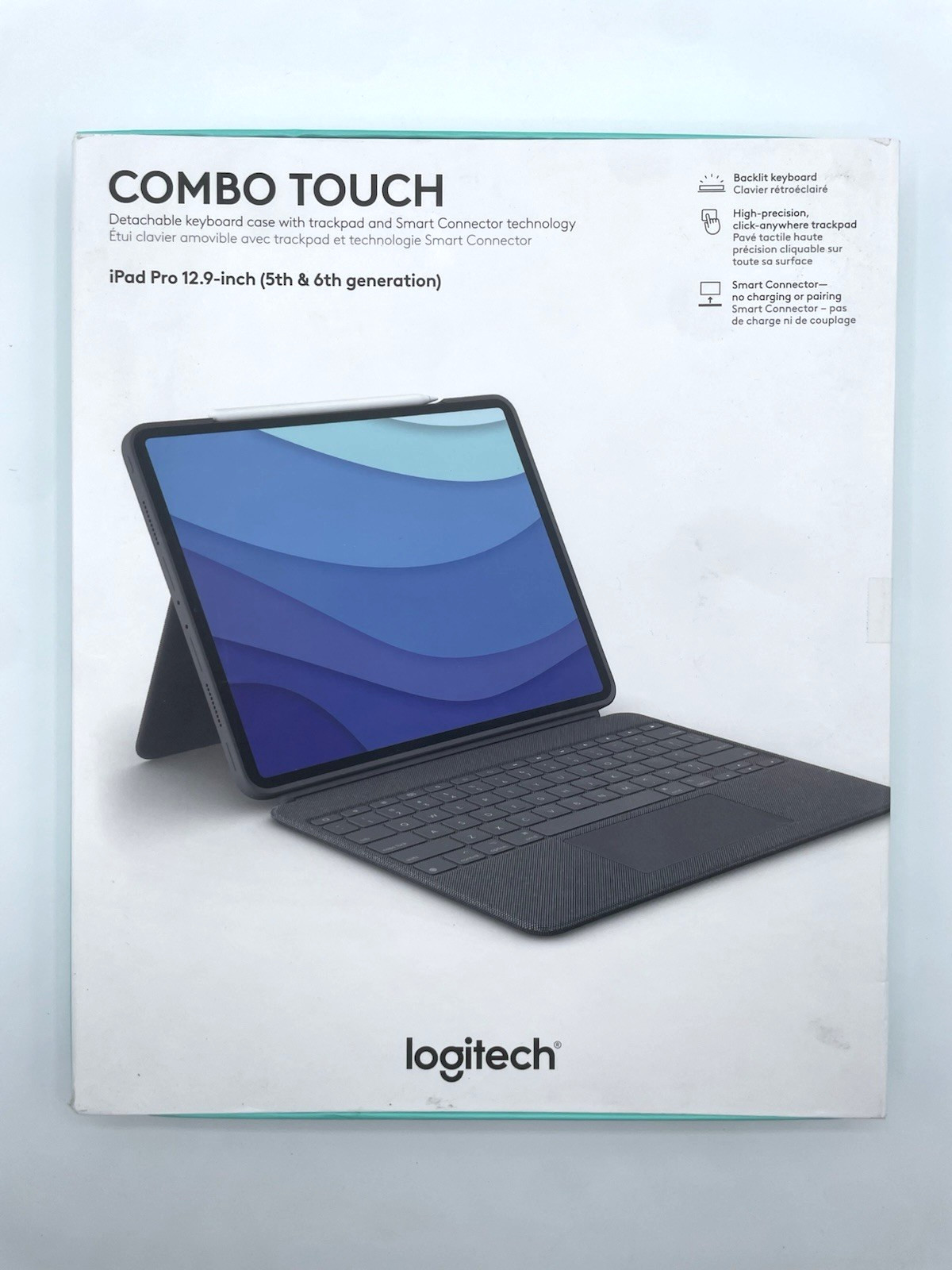 Logitech Combo Touch Detachable Keyboard Case For iPad Pro 12.9″ (5th/6th Gen)