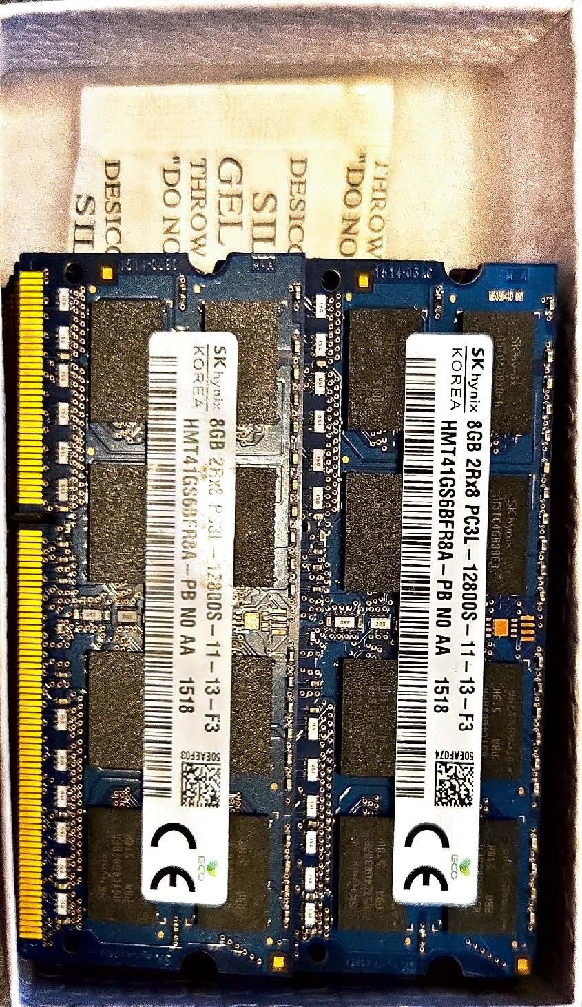 SK Hynix 8GB DDR3 1600 PC3-12800 Laptop SODIMM