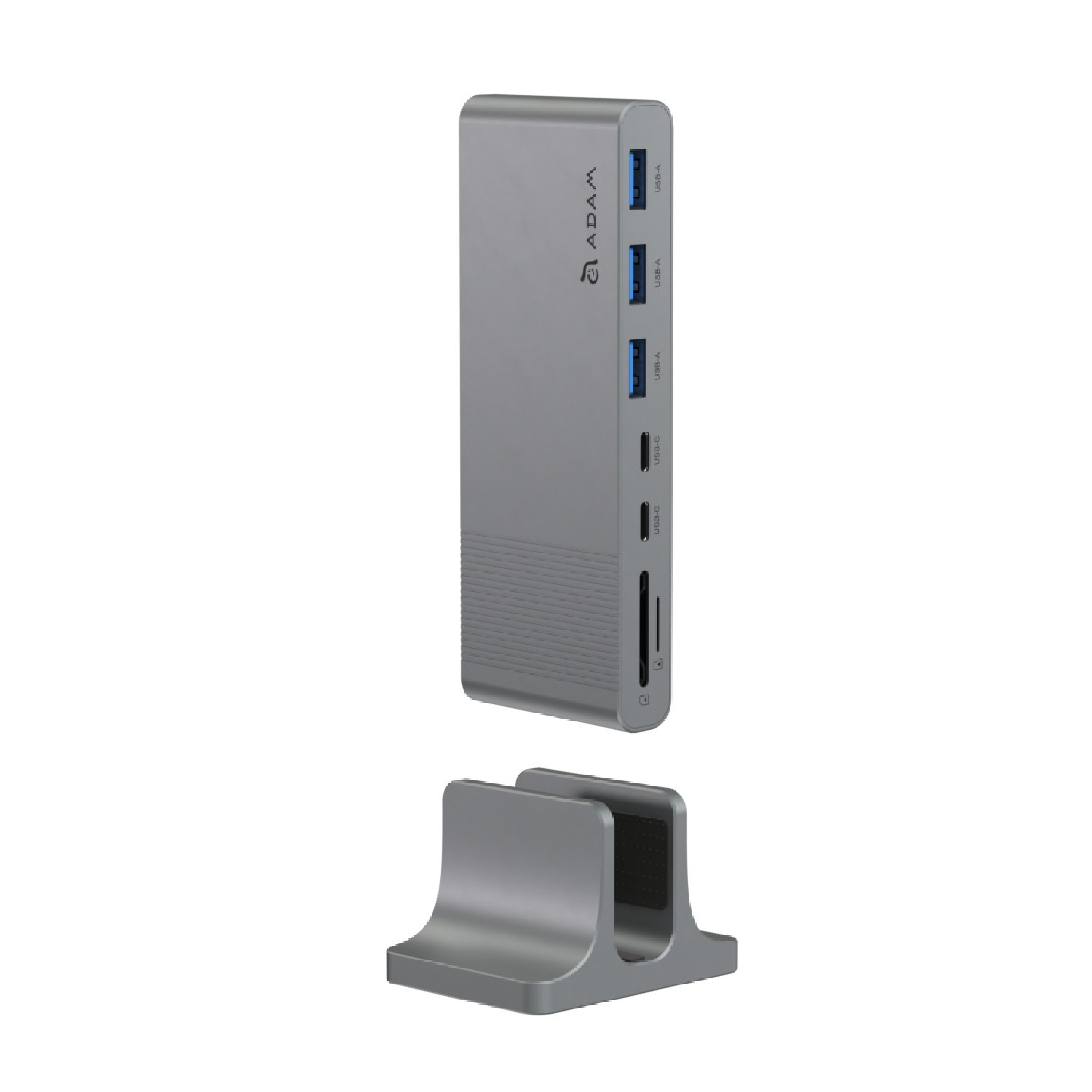 ADAM elements Hub Pro S 12-in-1 USB-C Hub Triple Display 4K HDMI 100W PD RJ45