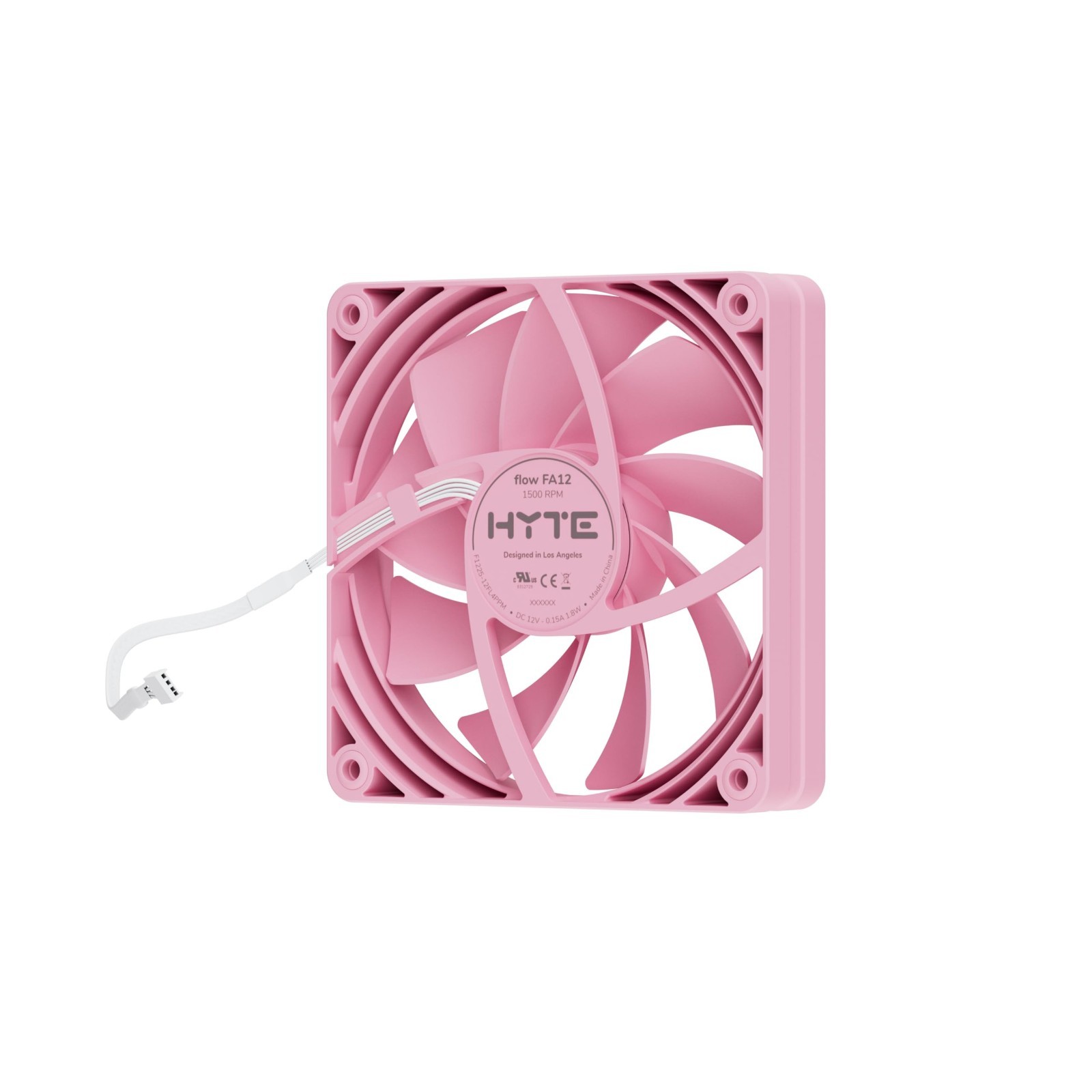 120mm PC Case Fans 4-Pack, High Performance Low Noise, 1500 RPM, PWM, Fluid Dyna