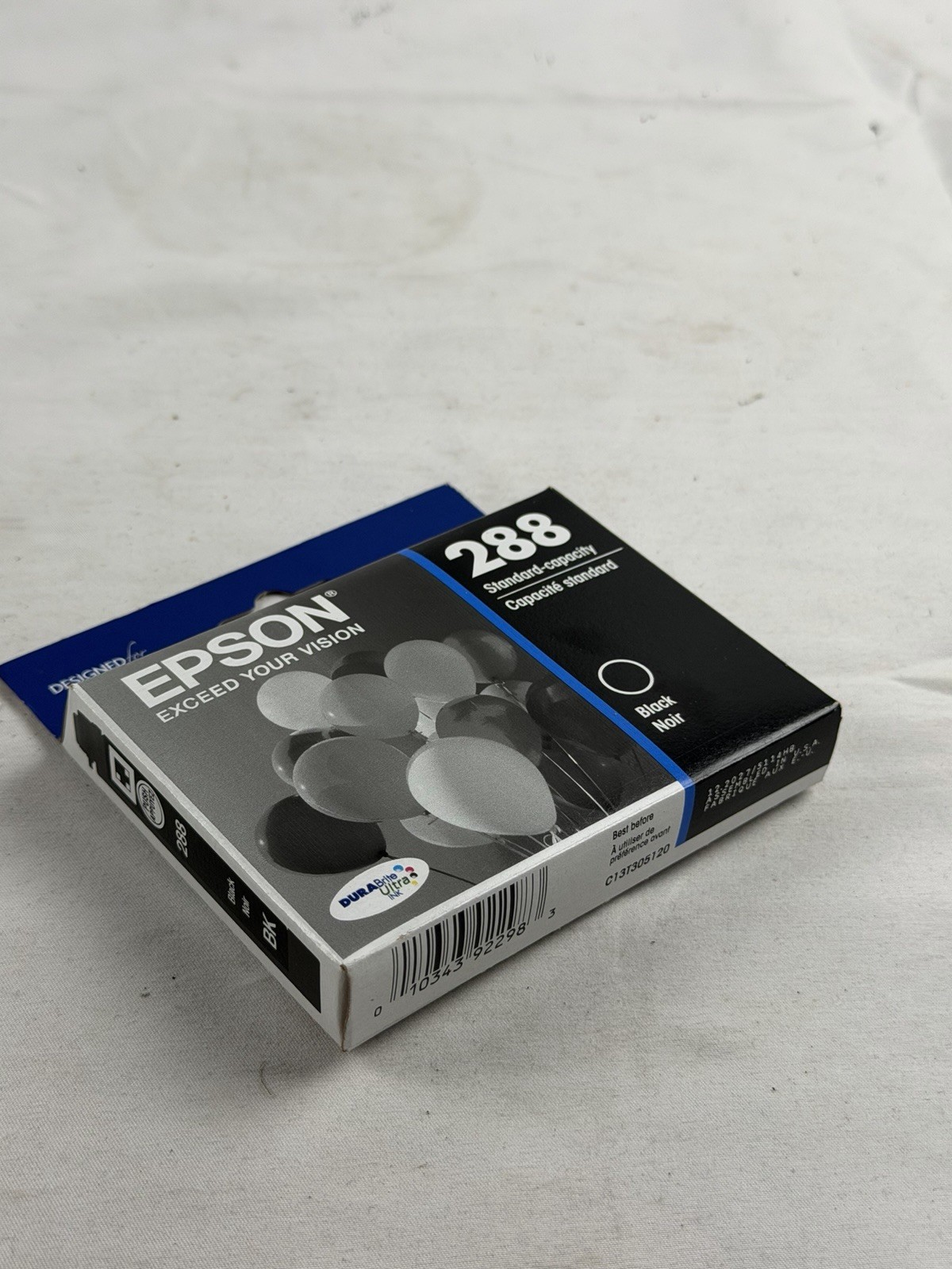 Epson 288 Black Ink Cartridge Genuine OEM New Sealed Expires 12/2027