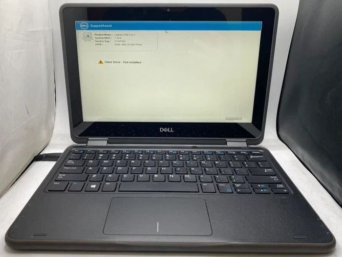 Dell Latitude 3190 2-in-1 11.6″ Touch Pentium Silver N5030 4GB RAM NO SSD No OS